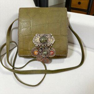 gorgeous vintage Leatherock/Nina Arjani crossbody bag - great find!